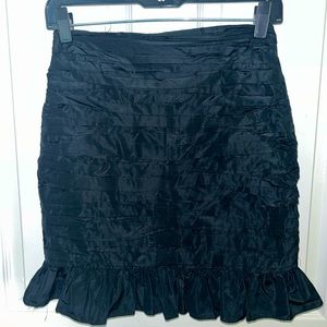 Textured black Zara Skirt